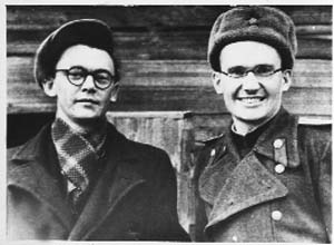Леонид и Александр после войны в 40-е годы